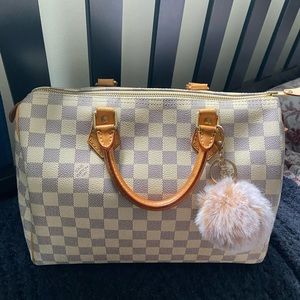 SOLD Louis Vuitton Speedy 30 Damier Azur